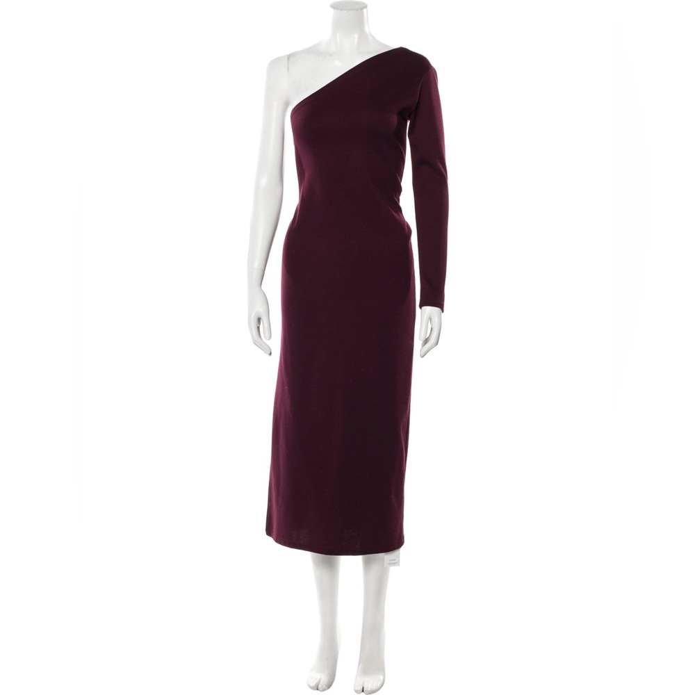 NWOT Oak and Fort One Shoulder Midi Dress